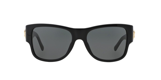 Occhiali da sole Versace VE 4275 (GB1/87) colore black forma quadrato lenti gray