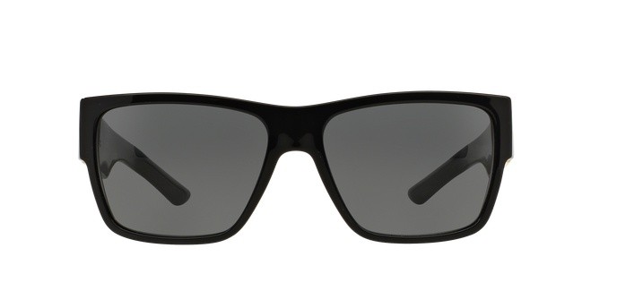 Occhiali da sole Versace Greca VE 4296 (GB1/87) colore black forma quadrato lenti gray