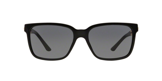Occhiali da sole Versace Squadrati V-Vanitas VE 4307 (GB1/87) colore black forma quadrato lenti grey