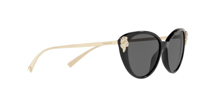 Sonnenbrillen Versace VE 4351B (GB1/87) farbe black form cat-eye gläser grey