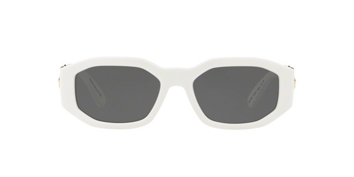 Occhiali da sole Versace Medusa Biggie VE 4361 (401/87) colore white forma irregolare lenti grey