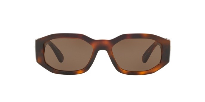 Occhiali da sole Versace Medusa Biggie VE 4361 (521773) colore havana forma irregolare lenti brown