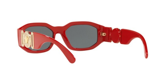 Occhiali da sole Versace Medusa Biggie VE 4361 (533087) colore red forma irregolare lenti grey