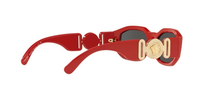 Occhiali da sole Versace Medusa Biggie VE 4361 (533087) colore red forma irregolare lenti grey