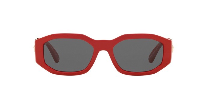Occhiali da sole Versace Medusa Biggie VE 4361 (533087) colore red forma irregolare lenti grey