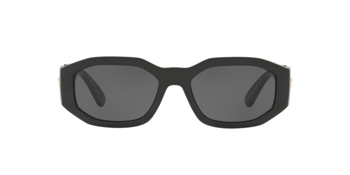 Occhiali da sole Versace Medusa Biggie VE 4361 (GB1/87) colore black forma irregolare lenti grey