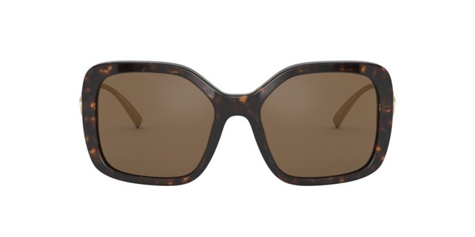 Occhiali da sole Versace VE 4375 (108/73) colore havana forma irregolare lenti brown
