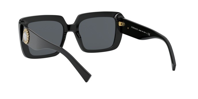 Sunglasses Versace VE 4384B (GB1/87) color black shape square lenses grey