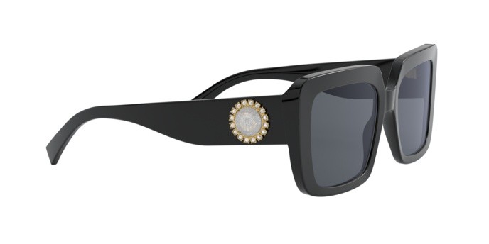 Sunglasses Versace VE 4384B (GB1/87) color black shape square lenses grey