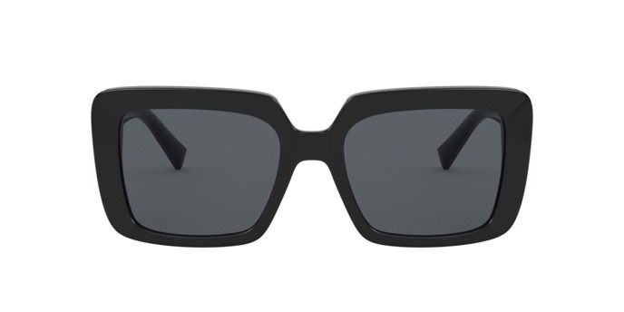 Sunglasses Versace VE 4384B (GB1/87) color black shape square lenses grey