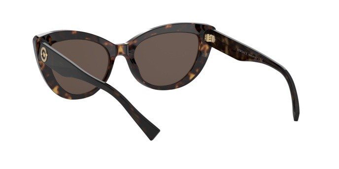 Sonnenbrillen Versace VE 4388 (108/73) farbe dark havana form schmetterling gläser brown