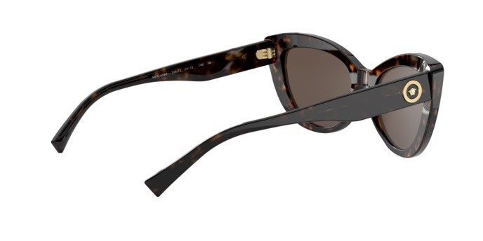 Sonnenbrillen Versace VE 4388 (108/73) farbe dark havana form schmetterling gläser brown