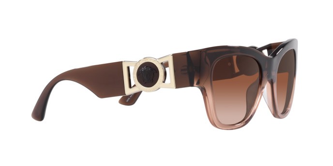 Sonnenbrillen Versace VE 4415U (533213) farbe transp brown gradient beige form cat-eye gläser brown gradient