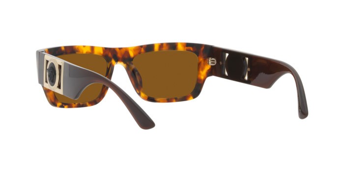 Sonnenbrillen Versace VE 4416U (511963) farbe havana form rechteckig gläser dark bronze