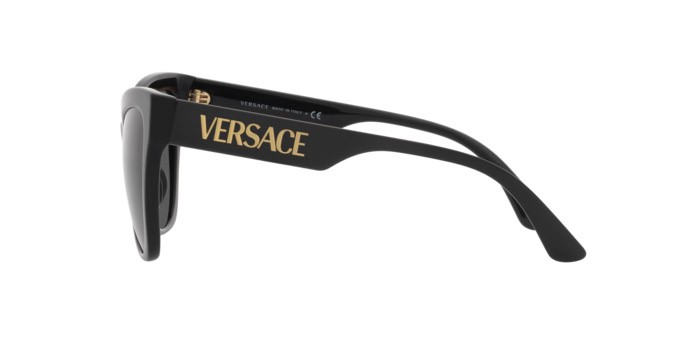 Sunglasses Versace VE 4417U (GB1/87) color black shape cat eye lenses dark grey