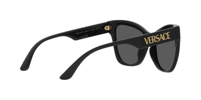 Sunglasses Versace VE 4417U (GB1/87) color black shape cat eye lenses dark grey