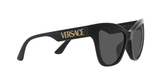 Sunglasses Versace VE 4417U (GB1/87) color black shape cat eye lenses dark grey