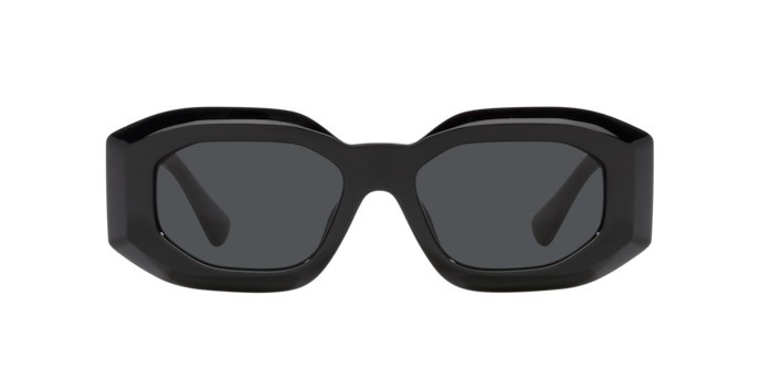 Occhiali da sole Versace VE 4425U (536087) colore nero forma irregolare lenti grigio scuro