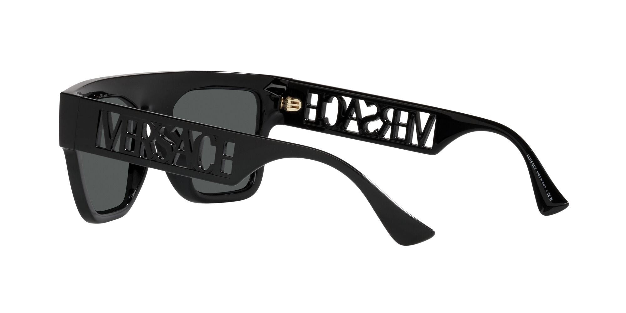 Sonnenbrillen Versace VE 4430U (GB1/87) farbe nero form rechteckig gläser grigio scuro