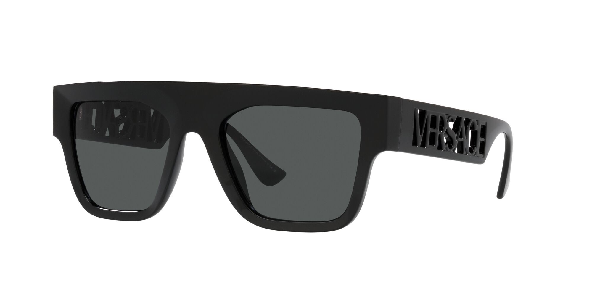 Sonnenbrillen Versace VE 4430U (GB1/87) farbe nero form rechteckig gläser grigio scuro