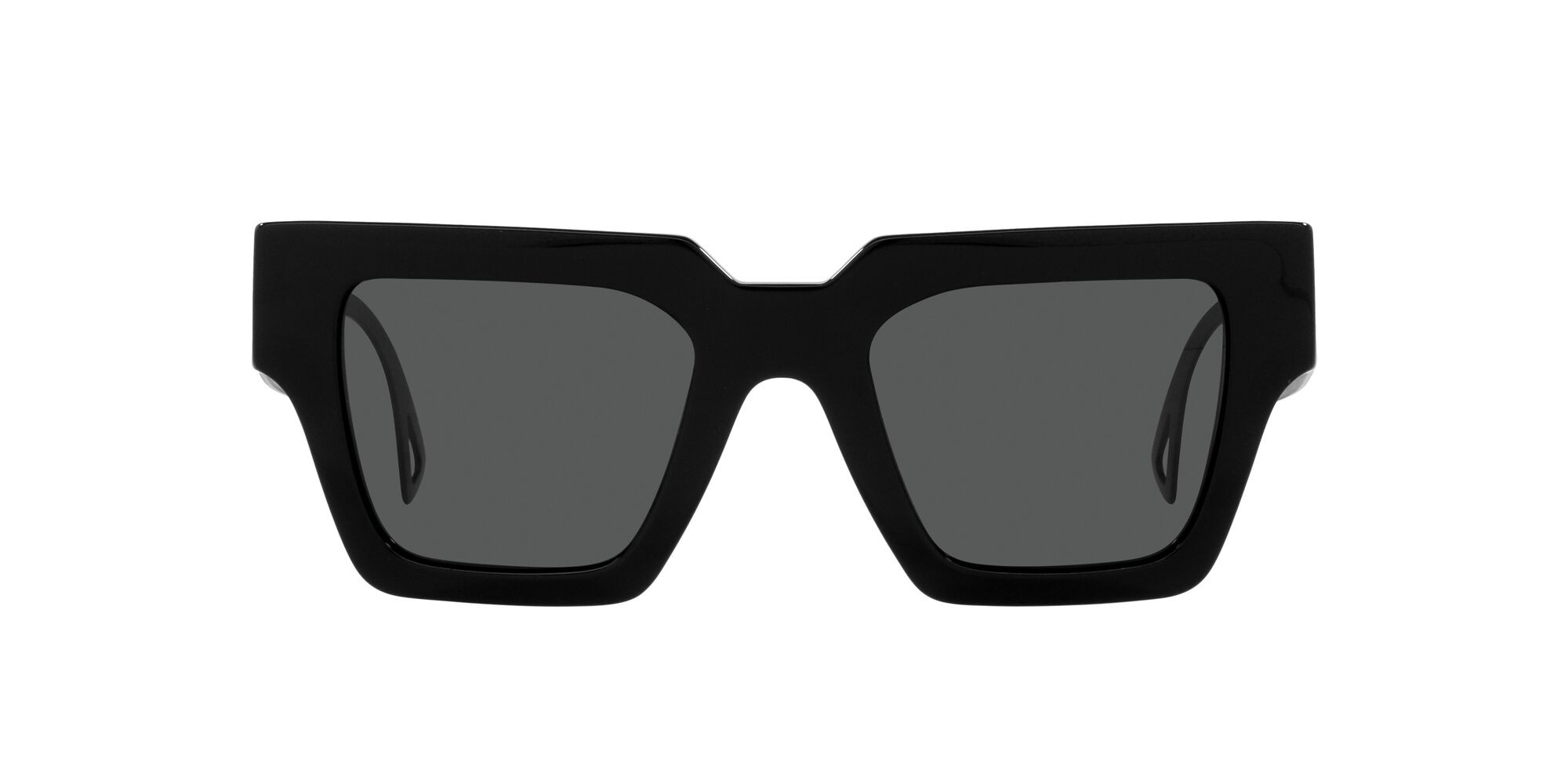 Sonnenbrillen Versace VE 4431 (538087) farbe nero form quadratisch gläser grigio scuro