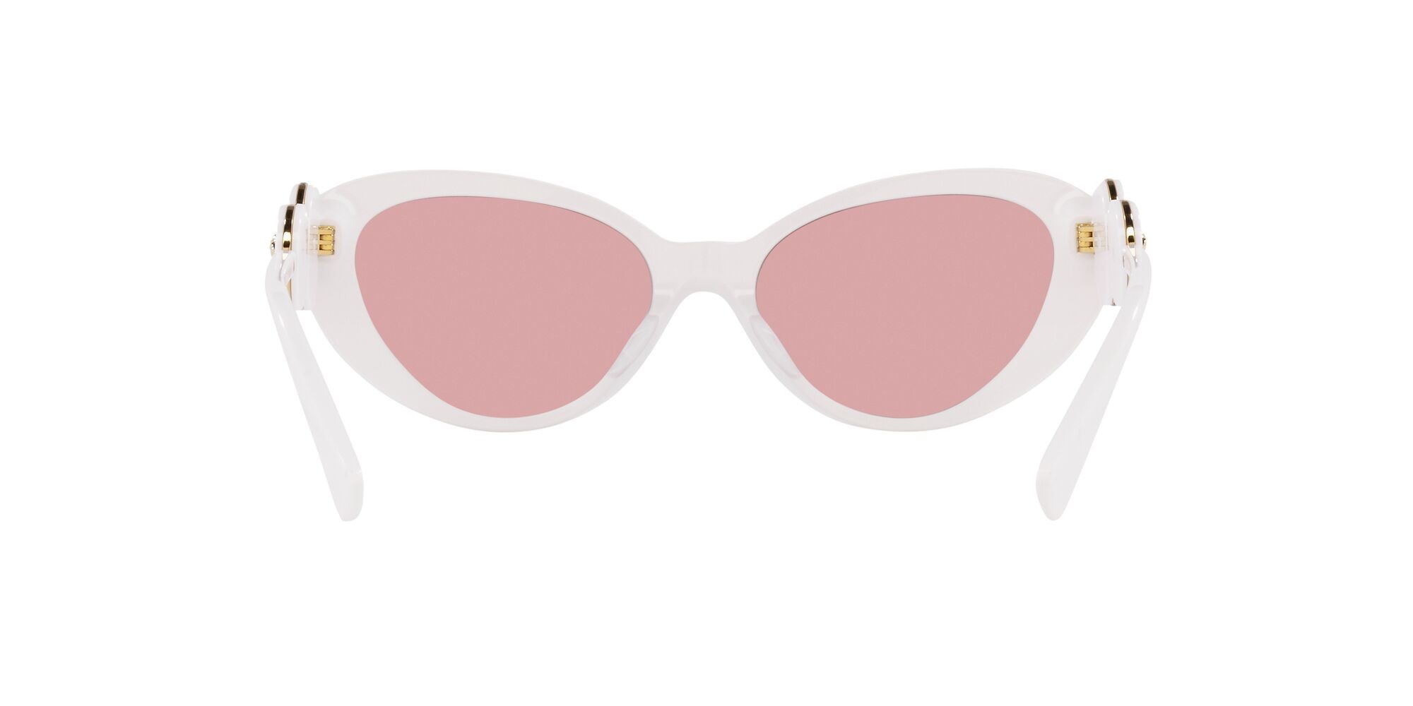 Sonnenbrillen Versace VE 4433U (314/84) farbe bianco form cat-eye gläser viola chiaro