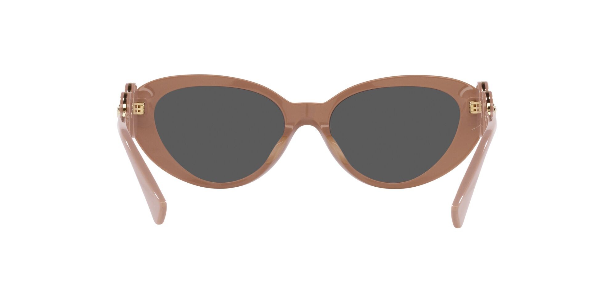 Occhiali da sole Versace VE 4433U (538387) colore beige (beige) forma cat eye lenti grigio scuro