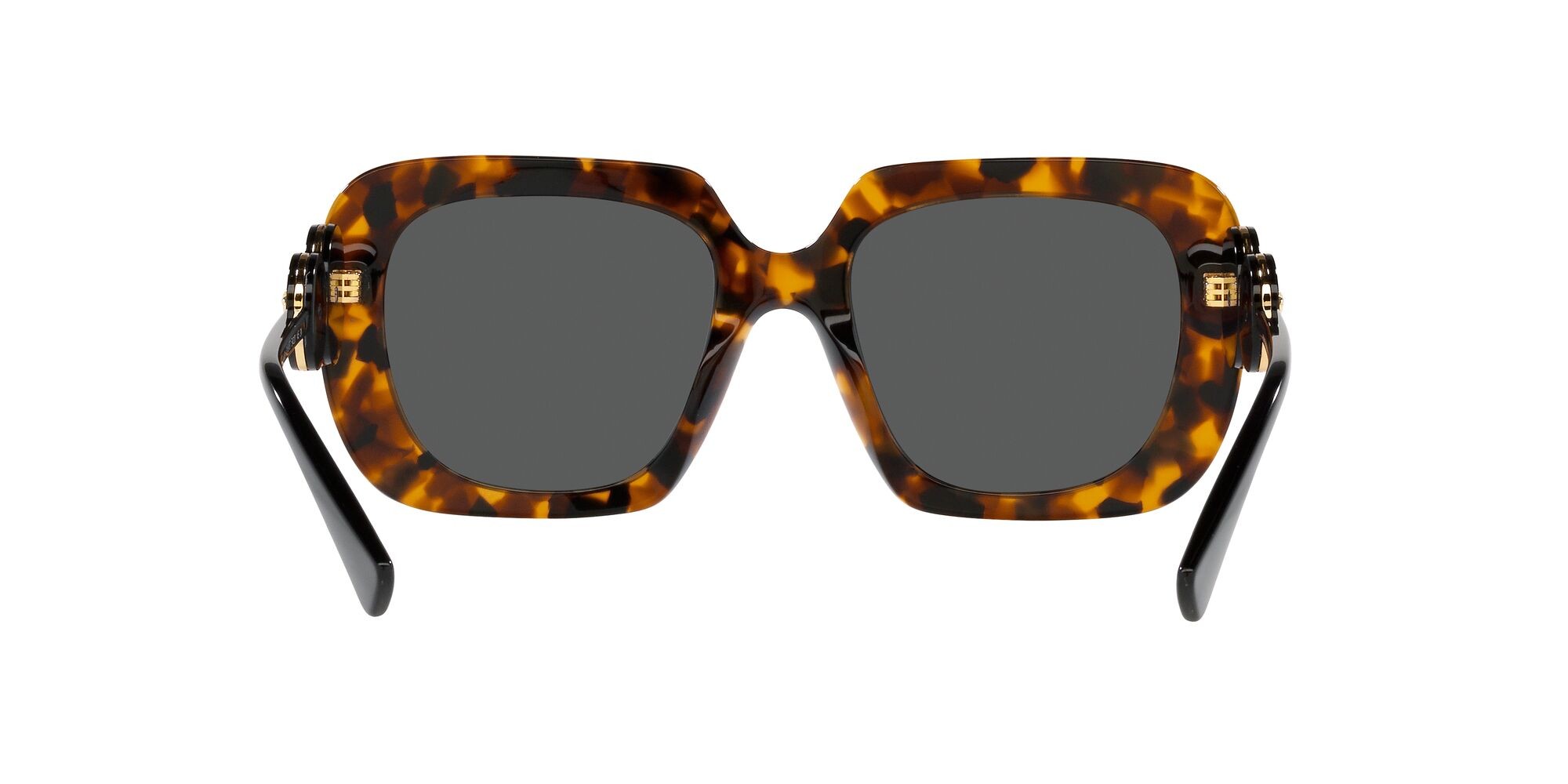 Sunglasses Versace VE 4434 (511987) color havana chiaro shape square lenses grigio scuro