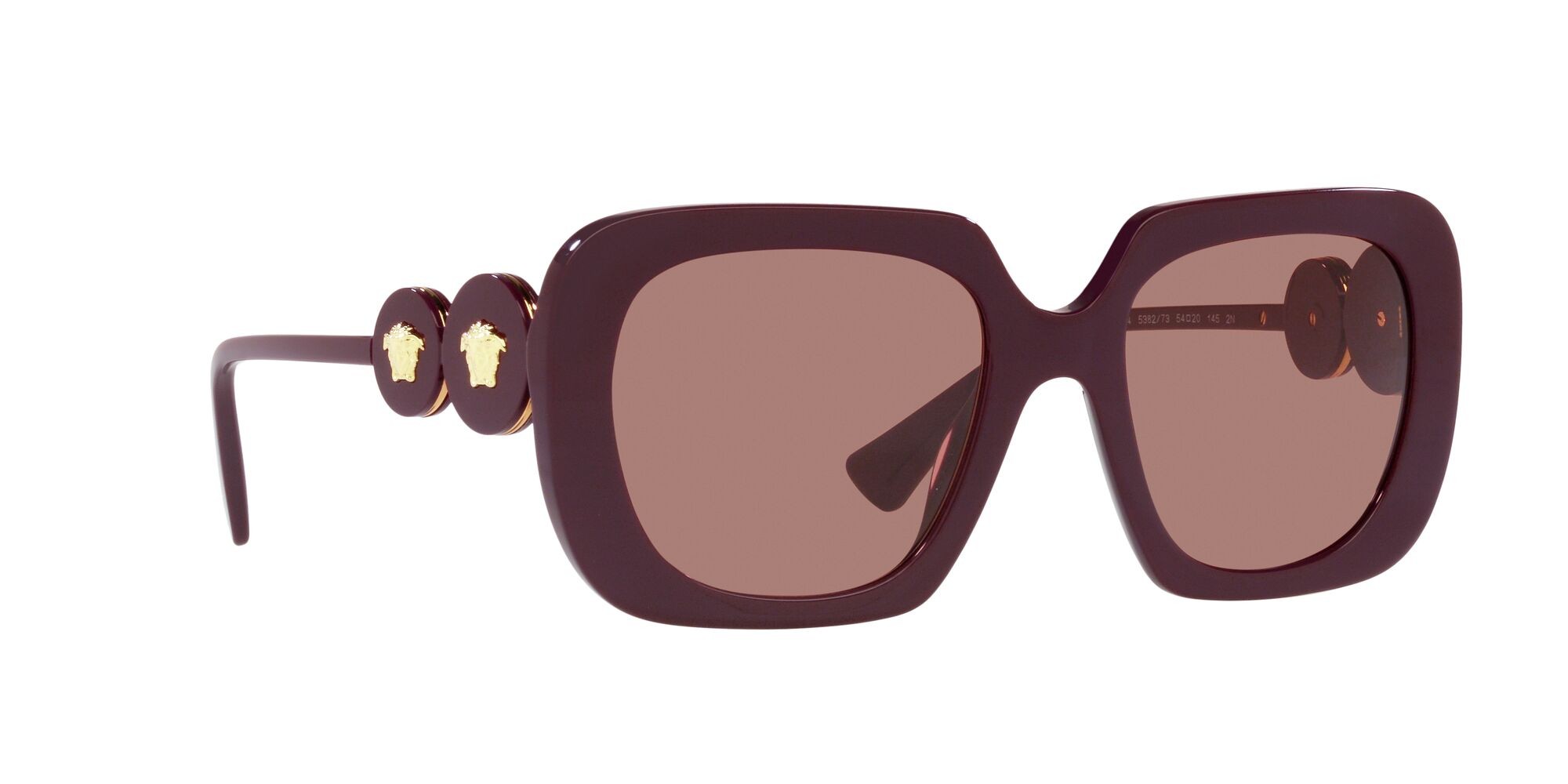 Sonnenbrillen Versace VE 4434 (538273) farbe bordeaux form quadratisch gläser marrone