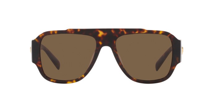 Sonnenbrillen Versace VE 4436U (108/73) farbe havana form quadratisch gläser marrone scuro