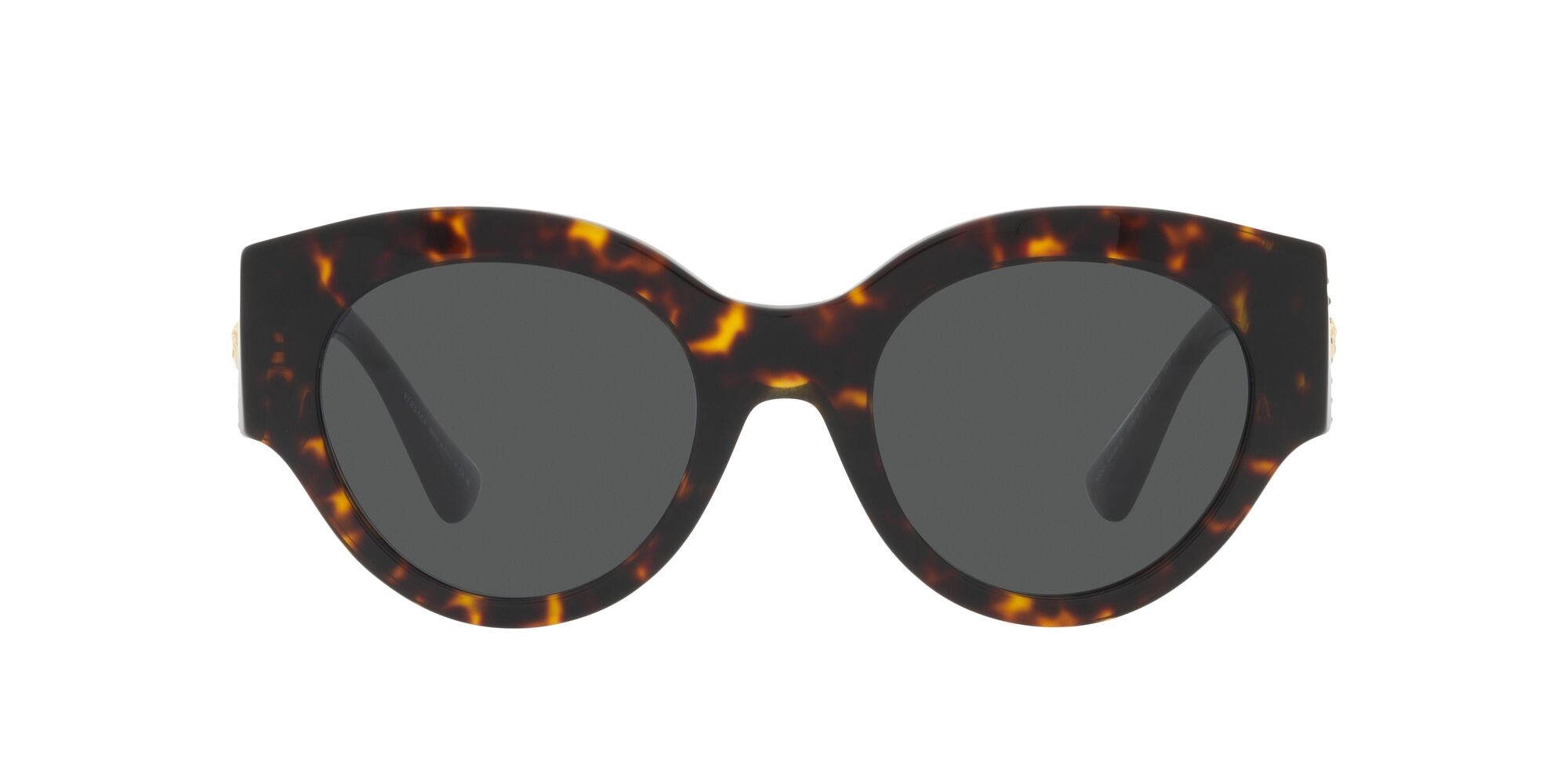 Sonnenbrillen Versace VE 4438B (108/87) farbe havana scuro form rund gläser grigio scuro