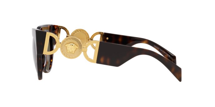 Sonnenbrillen Versace VE 4440U (108/3) farbe havana form unregelmäßig gläser marrone