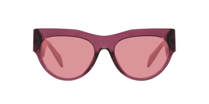 Sonnenbrillen Versace VE 4440U (5263A4) farbe marc trasparente form unregelmäßig gläser pink mirror internal silver