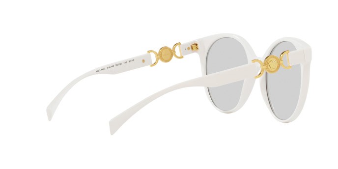 Sonnenbrillen Versace VE 4442 (314/M3) farbe bianco form pantos gläser fotocromatica grigio