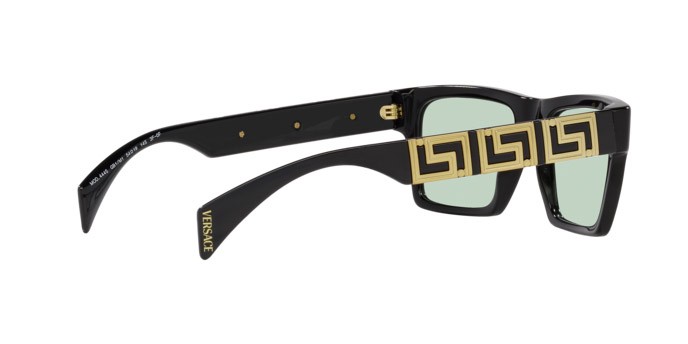 Sonnenbrillen Versace VE 4445 (GB1/M1) farbe nero form rechteckig gläser fotocromatica verde
