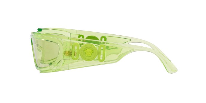 Sonnenbrillen Versace VE 4446 (541471) farbe verde trasparente form rechteckig gläser verde