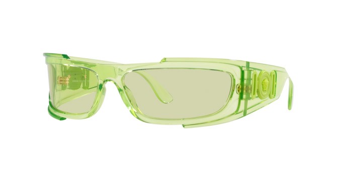 Sonnenbrillen Versace VE 4446 (541471) farbe verde trasparente form rechteckig gläser verde