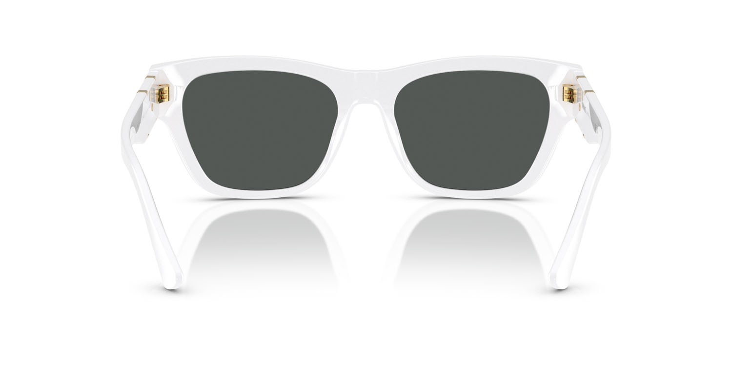 Sunglasses Versace VE 4457 (314/87) color bianco shape square lenses grigio scuro