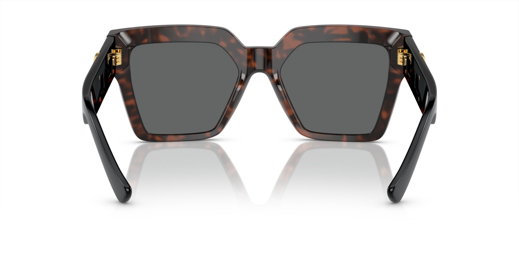 Sonnenbrillen Versace VE 4458 (542987) farbe havana form schmetterling gläser grigio scuro