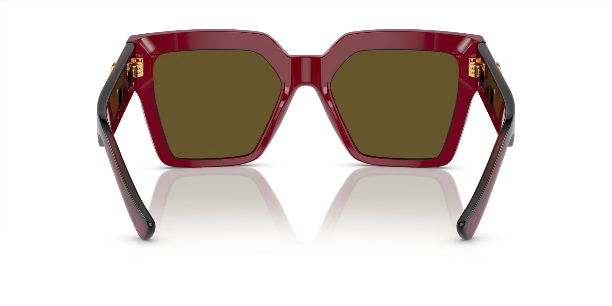 Sunglasses Versace VE 4458 (543073) color bordeaux shape butterfly lenses marrone scuro