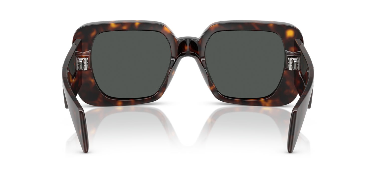 Sonnenbrillen Versace VE 4473U (108/87) farbe havana form quadratisch gläser grigio scuro