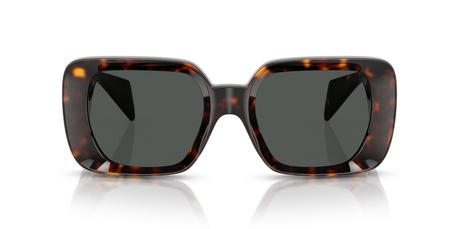 Sonnenbrillen Versace VE 4473U (108/87) farbe havana form quadratisch gläser grigio scuro