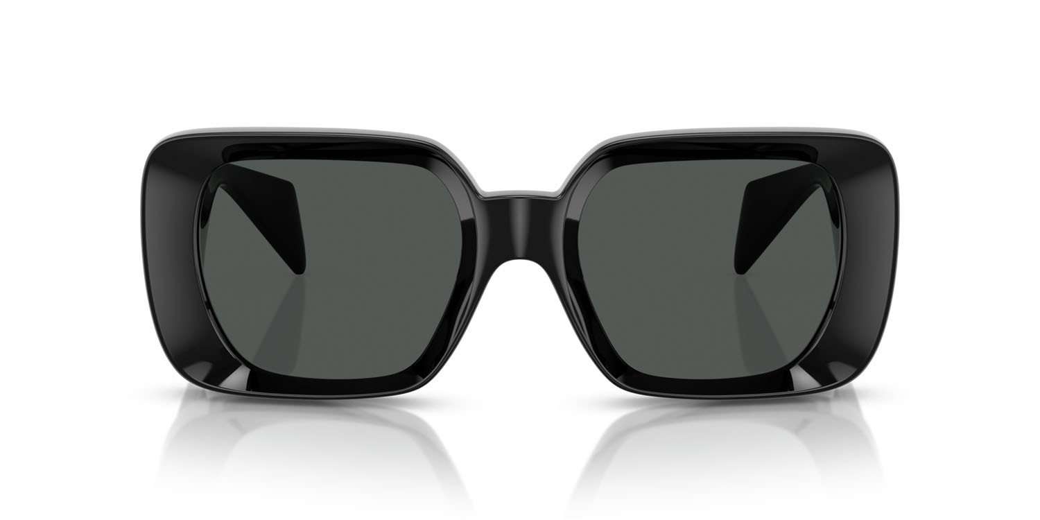 Sunglasses Versace VE 4473U (GB1/87) color nero shape square lenses grigio scuro