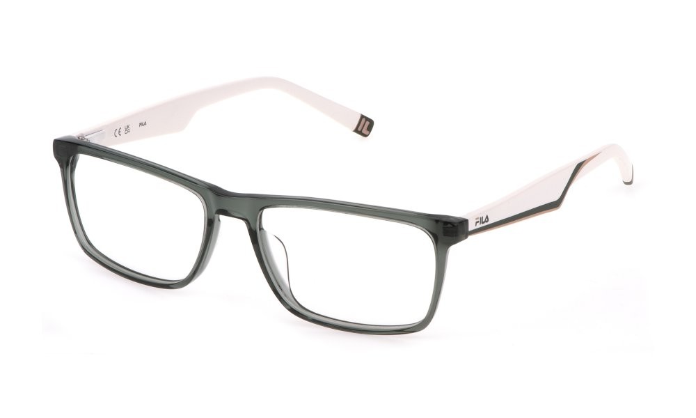 Occhiali da vista Fila VFI455 (09RM) colore grigio - verde lucido 