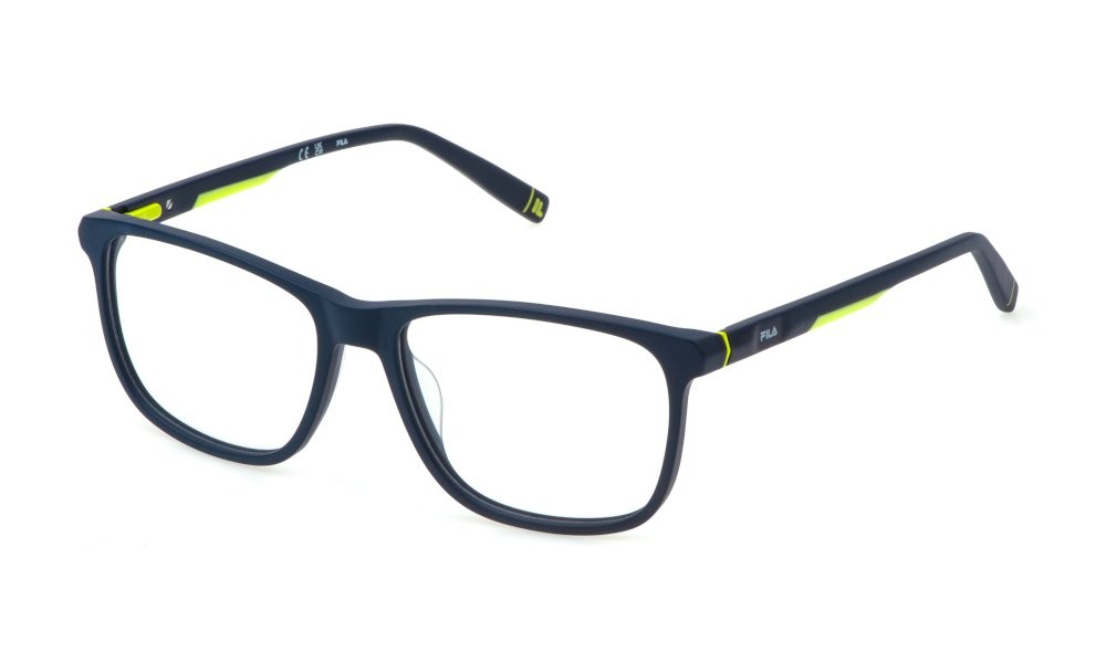 Occhiali da vista Fila VFI712 (0C03) colore blu opaco 