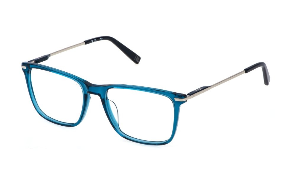 Occhiali da vista Fila VFI720 (0G35) colore azzurro trasparente lucido 