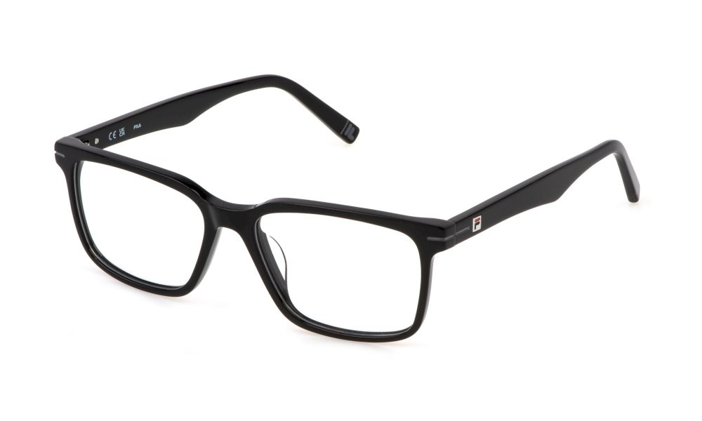 Eyeglasses Fila VFI872 (0700) color nero lucido 