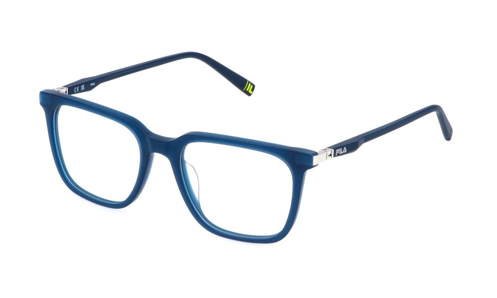 Occhiali da vista Fila VFI876 (05GP) colore blu opalino lucido 