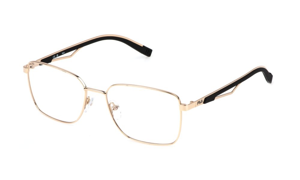 Occhiali da vista Fila VFI879 (0300) colore oro rose' lucido totale 