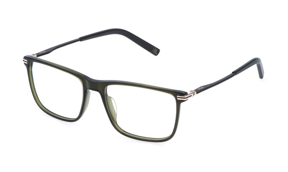 Occhiali da vista Fila VFI993 (02GN) colore verde trasparente lucido 